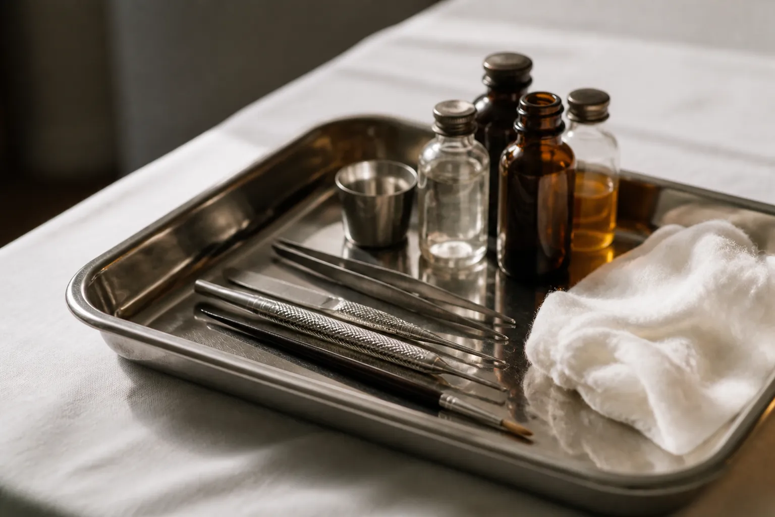 Chambre funéraire équipée pour les soins de conservation avant rapatriement