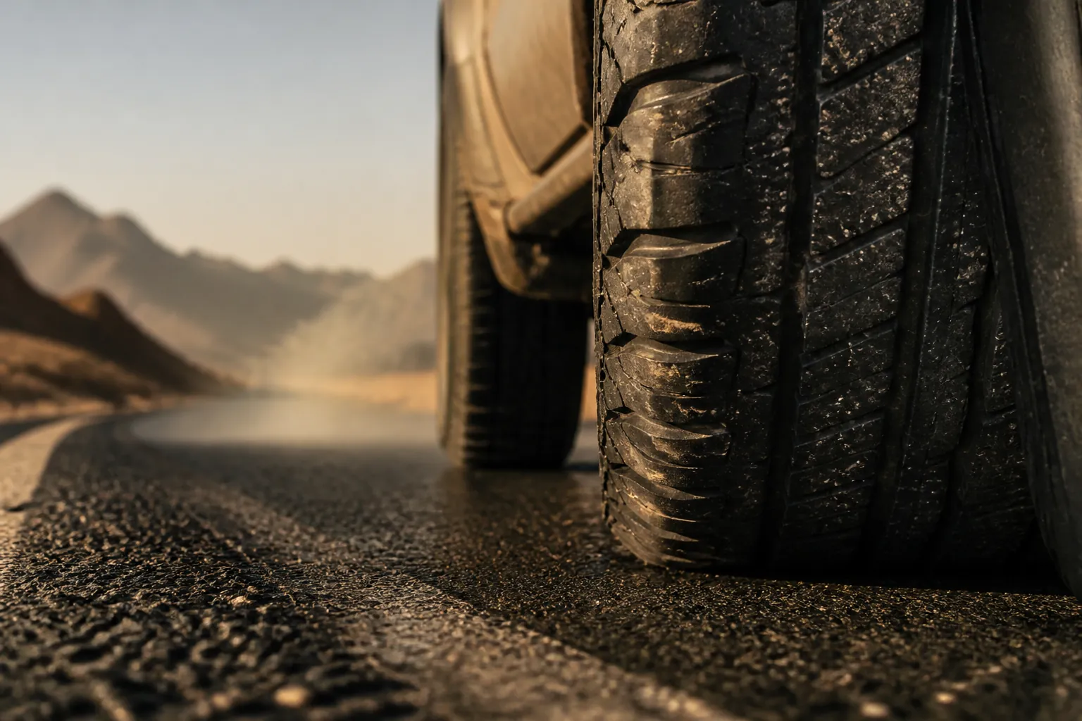 Autoroute des Hauts Plateaux entre Djelfa et Laghouat traversant la steppe