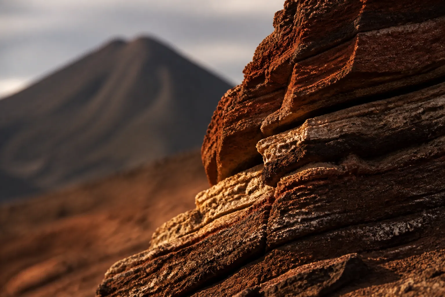 Montagnes du Hoggar près de Tamanrasset