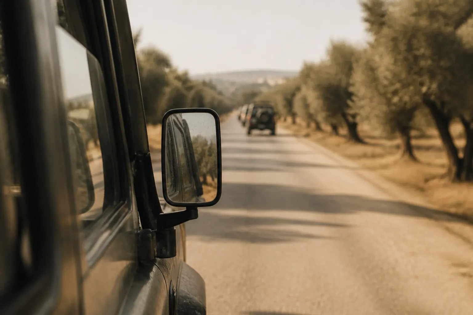 Convoi funéraire sur la route entre Zenata et Tlemcen-ville